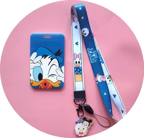 Lanyard Pato Donald - Cinta Colgante + Portacredencial