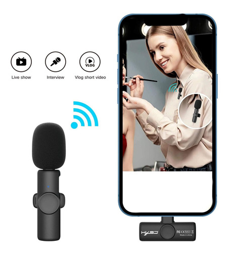 Imagen 6 de 12 de Micrófono Clip De Solapa Inalámbrico 2.4g Transmisor Plug