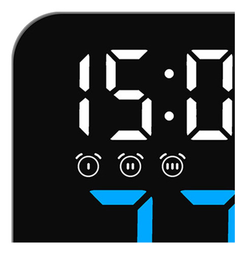 Reloj Despertador Digital Reloj De Escritorio Azul
