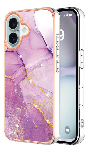Capa Para Telefone À Prova De Choque Com Estampa De Mármore