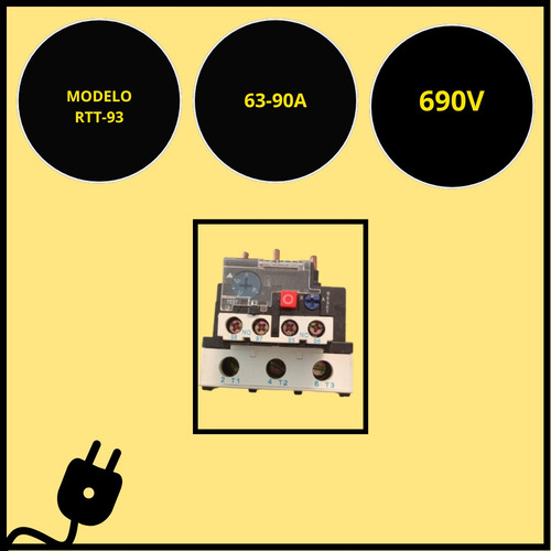 Rele Térmico Sobrecarga (63-80a) Rtt-93 Soprano