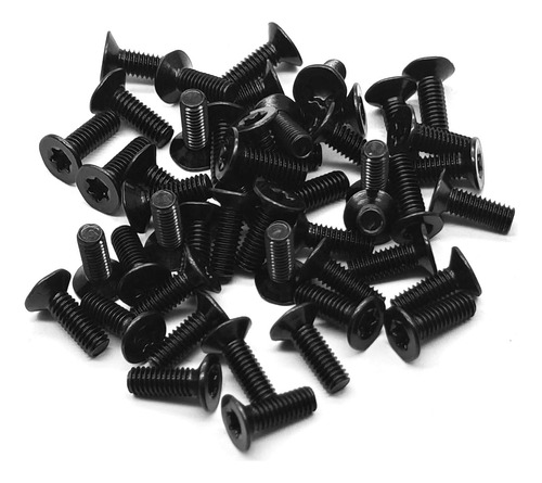 50 Pcs M4 X 12 Mm Torx Drive Counttersunk Tornillo De Acero