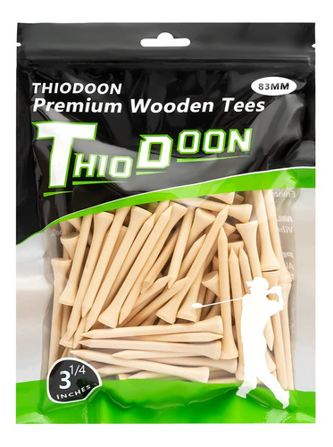 Tees Thiodoon De Golf Profesionales 100 Unidades Madera