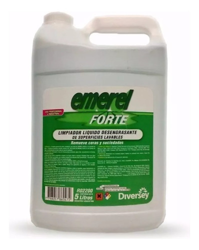 Emerel Forte Limpiador Liquido Desengrasante X 5 Lts