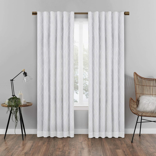 Eclipse Nora Geo Cortina De Ventana De Bolsillo De Varilla T