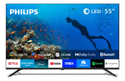 Led Philips 55 Uhd 55pud7019 Google Tv