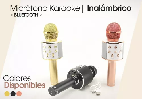 Micrófono Karaoke Niños 5w Bluetooth Efectos De Voz Parlante