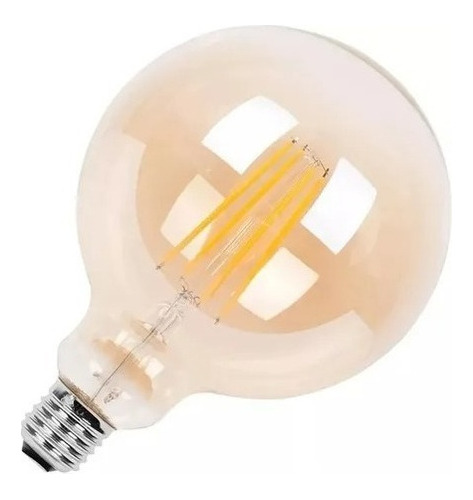 Pack 6 Ampolletas Led G80 Vintage Filamento 8w E27 2700k