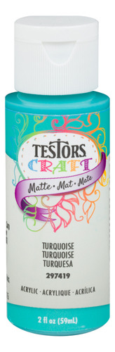 Acrílico Mate Botellita 59 Ml Craft & Hobby Color Turquesa