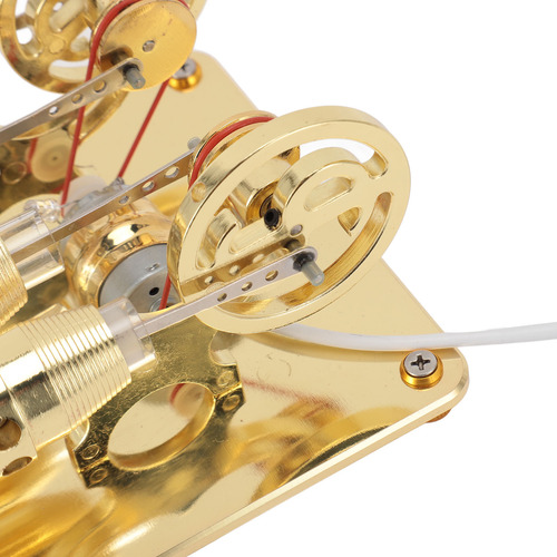 Motor Led Stirling De 4 Cilindros En Caliente Para Bricolaje