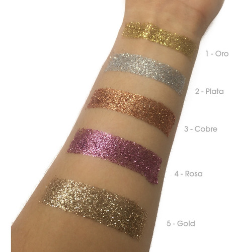 Imagen 3 de 5 de Glitter Compacto Xúlu Compact Glitter Con Adherente Z190