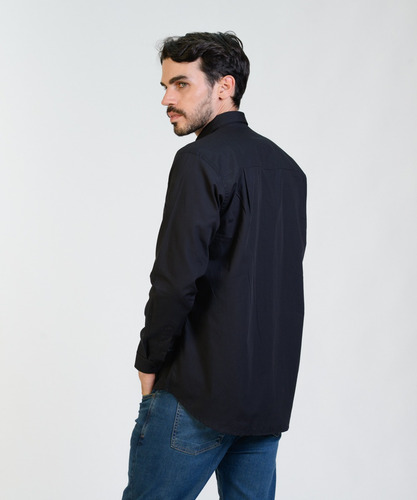 Camisa Poplin Hombre Brooksfield Bolsillo Regular Fit 3584b