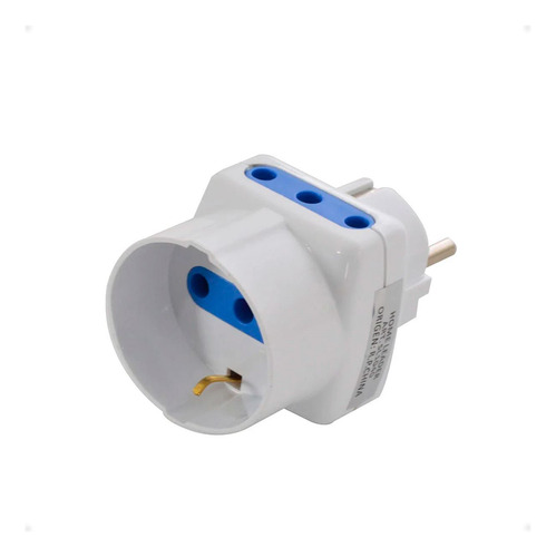 Adaptador Derivado Schuko 2 Mod+1schuko 16a 1500w Bye