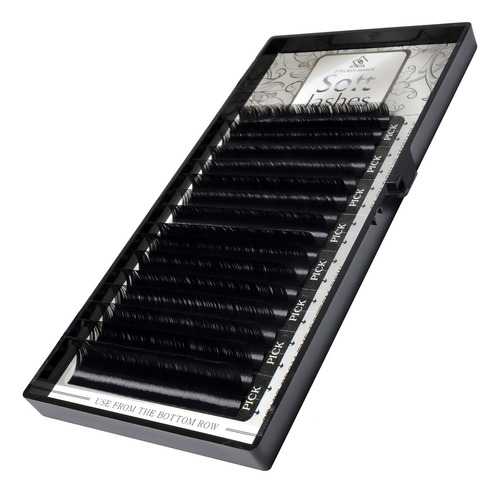 Cílios Eyelash Maker Soft Lashes Curvatura C 16 Fileiras
