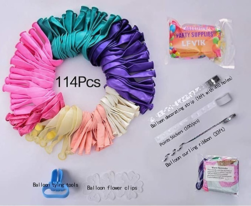 Imagen 3 de 3 de Kit Decoración Arco De Globos De Unicornios