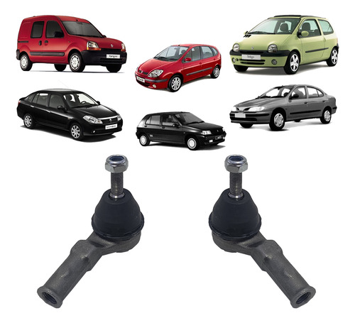Par Terminal Direção Clio/twingo/symbol/scenic E Kango