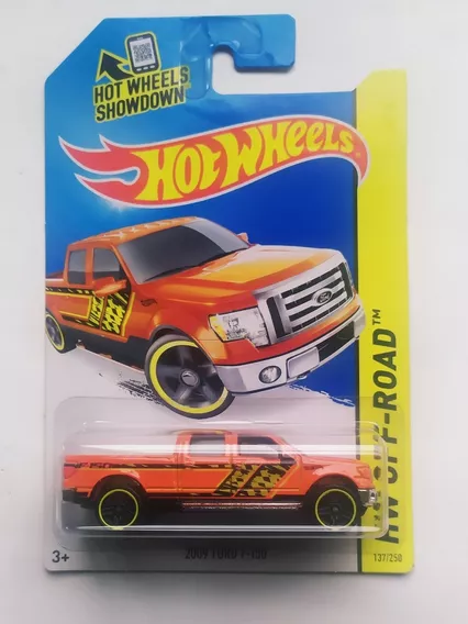 Hot Wheels 2014 Hw Off-road 2009 Ford F-150 Orange Pickup