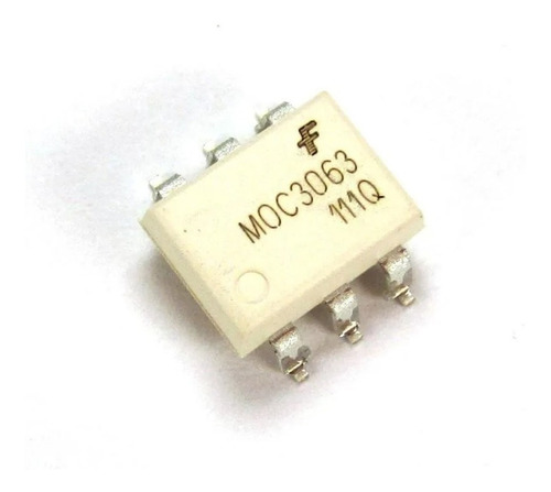 3 X Moc3063 Moc-3063 Optoacoplador Salida Triac Sop6 Smd