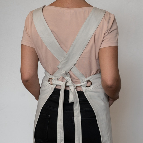 Delantal Gastronomico De Cocina Gabardina Regulable Unisex