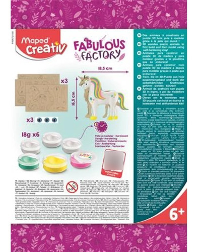 Imagen 6 de 8 de Construye Y Moldea Tu Unicornio Magico Maped Fabulous Factor