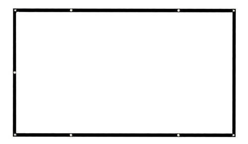 Pantalla De Proyector Portátil De Pared De 100 Pulgadas (203