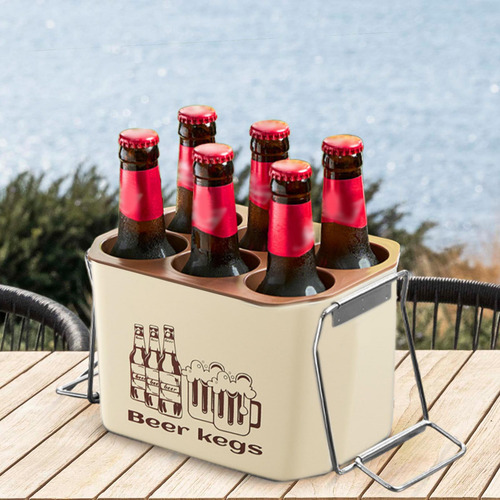 Portador De 6 Botellas De Cerveza, Enfriador De Cerveza