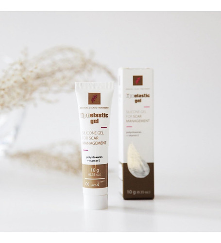 Creme Cicatricial De Silicone Lipoelastic 10g Com Vitamina E