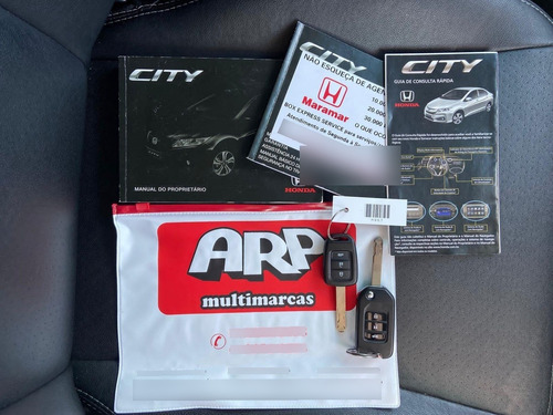 Imagem 14 de 15 de Honda City Ex 1.5 Cvt 2017 Preto Couro Flex Automático