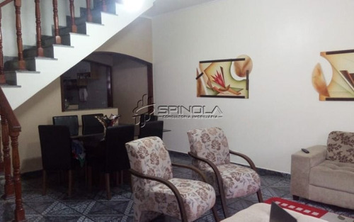 Sobrado Com 3 Dormitórios À Venda, 159 M² Por R$ 430.000,00 - Solemar - Praia Grande/sp - So0057