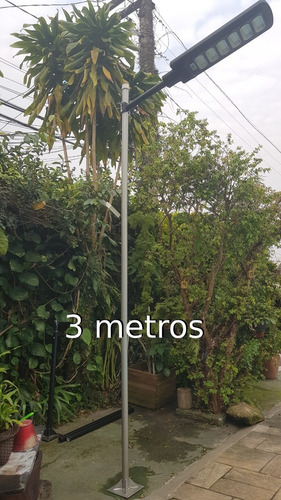 Kit P/ Poste De Aço De 8 Metros Para Luminaria Pública