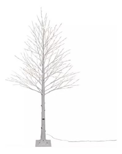 Árbol De Ábedul Con 280 Luces Led 2.1m Navidad Envio Gratis!