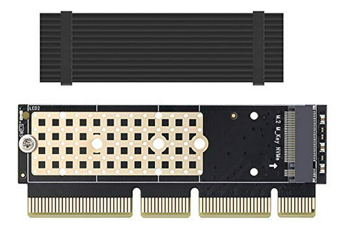 Adaptador Nvme Con Disipador Para Ssd M.2 Nvme A Pcie 3.0 X1