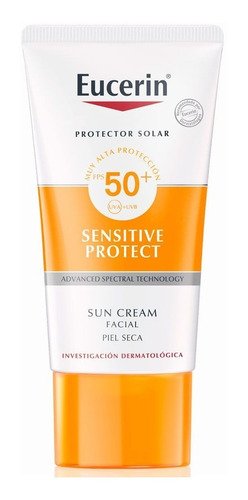 Eucerin Protector Solar Facial Sun Cream Spf50 + 50ml