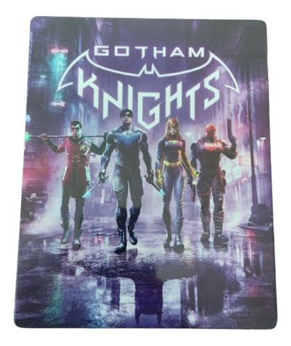 Jogo Ps5 Gotham Knights Em Português Steelbook Metal + Cards