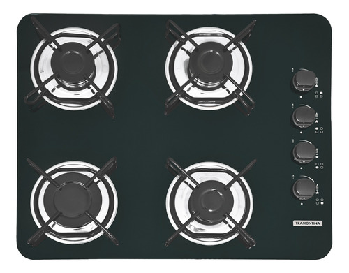 Cooktop 4 Bocas Gás Brasil 4gg 55 Bivolt Tramontina 947