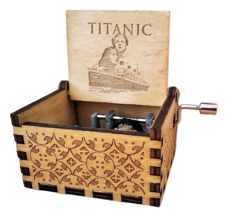 Caja Musical Titanic - Canción Principal. Madera