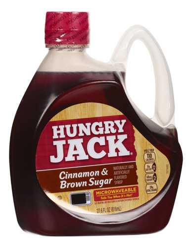 Jarabe Sabor Canela Y Azúcar 816 Ml, Hungry Jack