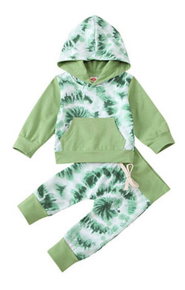 Ropa Niñas Sudaderas Tie-dye Pantalones Outfit Traje Infanti Ropa Niñas Sudaderas Tie-dye Pantalones Outfit Traje Infanti
