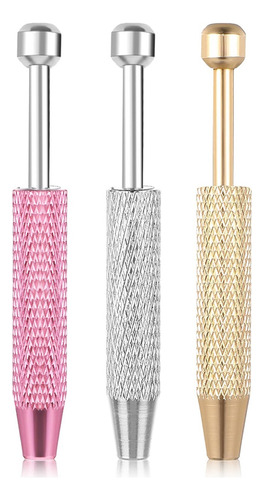 Pacote Com 3 Ferramentas Piercing Grabber, 4 Pinos De Aço In