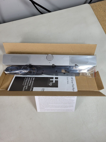 (new) Oem Hp Ee418aa 396073-001 Silver Flat Panel Speake Bbx