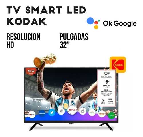 Smart Tv Kodak - We-32mt005 Led Hd 32 220v