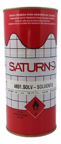 Solvente Epoxi 900ml 4801 Saturno