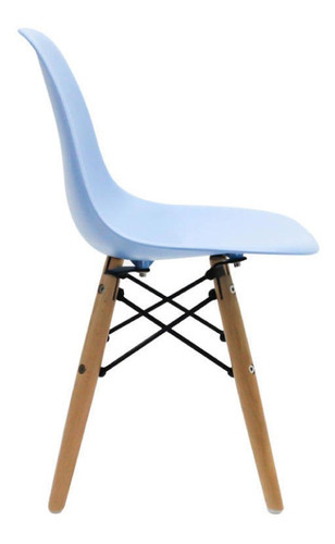 Silla Eames Dsw Réplica Niño Acasa Cantidad De Sillas Por Set 1 Color De La Estructura De La Silla Celeste