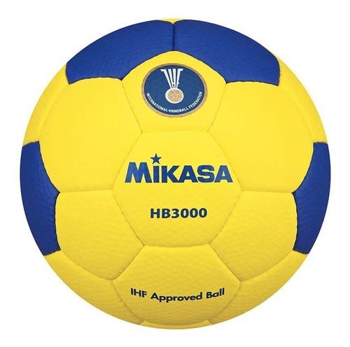 Bola De Handebol Mikasa Hb3000 Amarelo E Azul Cor Amarelo-azul