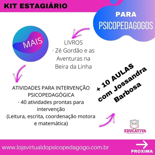 Imagem 3 de 4 de Kit Estagiário - Psicopedagogia