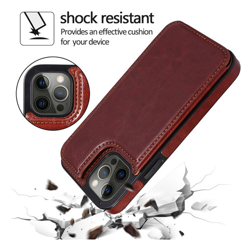 Sjk- Funda Delgada De Piel Con Tarjetero De Lujo For