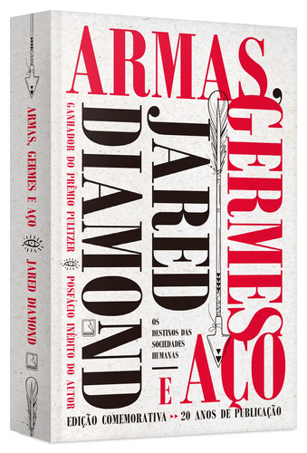 Armas, germes e aço, de Diamond, Jared. Editora Record Ltda., capa mole em português, 2017