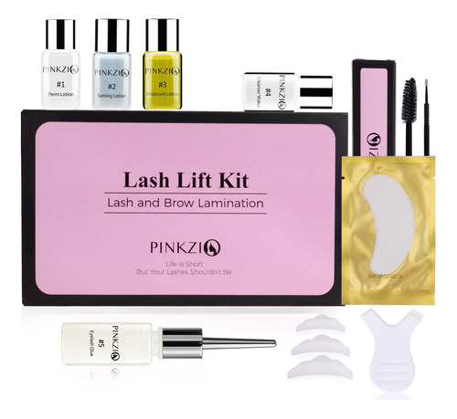 Pinkzio Kit De Levantamiento De Pestanas, Kit Profesional De