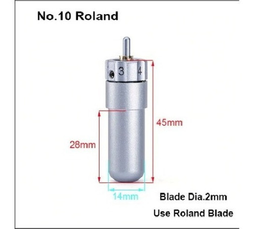 Kit Suporte Plotter Roland N10-roland + 5 Lâminas 2mm