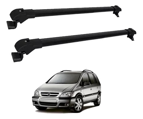 Travessa Rack Bagageiro Teto Chevrolet Zafira 2004 Preto